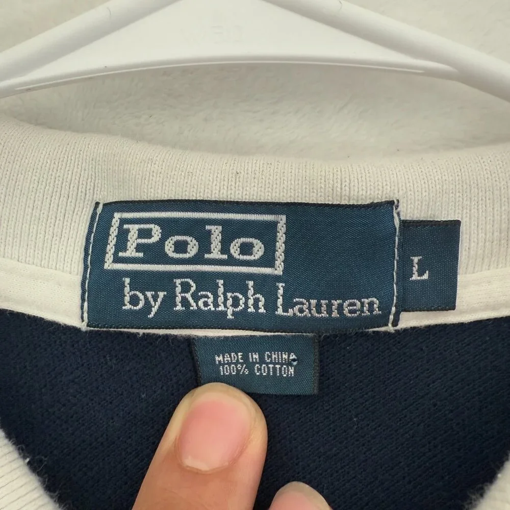 Polo Ralph Lauren Polo Shirt Mens Multicolor Stripe Pony Preppy Knit Casual